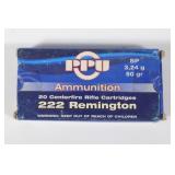 1 box 222 Remington. By PPU