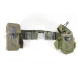 US Military Utility Belt w/ M-16 Magazines 1980