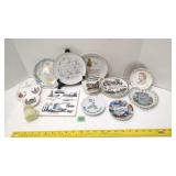 Vintage Small Trinket & Travel Plates, etc.