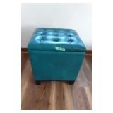 Vinyl Foot Stool with Storage
