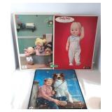 Vtg Puzzles Lassie Chatty Baby Cabbage Patch