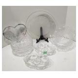 Vintage Glass Serving Pieces