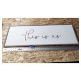 "This is Us" Wall Dï¿½cor - 37" long