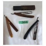 Straight Razors (blades are rusty) (3)