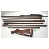 Firearm Relics - barrels, stock