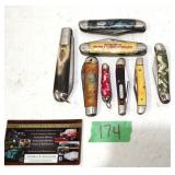 Vtg Pocket Knives incl Advertising