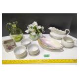 Antique China, art glass, etc