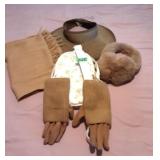 Shoulder Bag & Brown Outerwear