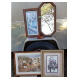 Pictures & Mirror (mirror is 22" x 11")