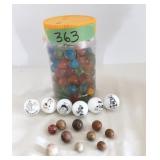 Marbles incl (10) Clay Marbles