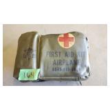US First Aid Kit Airplane - vintage