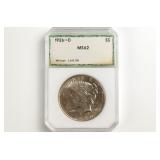 1926-D Peace Dollar. PCI MS-62