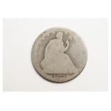 1873 Seated Liberty Half Dollar
