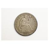 1891 Seated Liberty Half Dollar