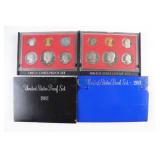 Four Proof Sets. 1980-1983