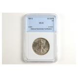 1941-S Standing Liberty Half Dollar. NNC MS-64