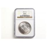 1885 Morgan Dollar. NGC MS-64