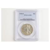 1938-D Standing Liberty Half Dollar. PCGS AU-50