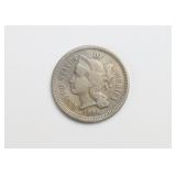 1865 Three Cent (Nickel)