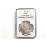 1883-O Morgan Dollar. NGC MS-64