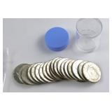 20 Silver Clad Kennedy Half Dollars