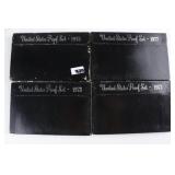 Four Proof Sets. 1973, 75 & 77