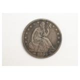 1854-O Seated Liberty Half Dollar  with Arrows