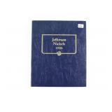 Jefferson Nickel Book. 1938- (mostly complete)