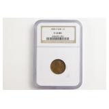 1909-S V.D.B. Lincoln Cent. NGC F-12 BN