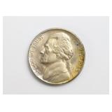 1945-S Jefferson Nickel. Wartime Silver Issue