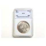 1921 Morgan Dollar. NNC MS-65