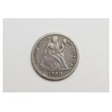 1890 Liberty Seated Dime