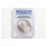 1889 Morgan Dollar. PCGS MS-63