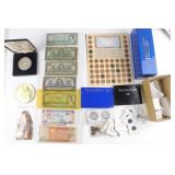 JACKPOT!! Large lot of Misc Coin & Currency Relate