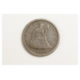 1875-S  Twenty Cent Piece