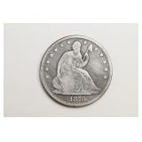 1876 Seated Liberty Half Dollar