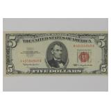 1963 $5.00 Red Seal Note