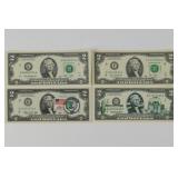 Modern UNC-Like $2.00 Notes