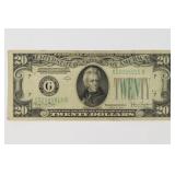 1934-D $20.00 Federal Reserve Note