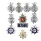 British Police Hat Badges (10)