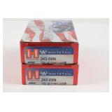40 Rounds 243 Winchester by Hornady