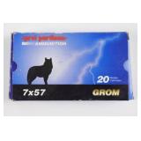 20 Rounds 7mm Mauser