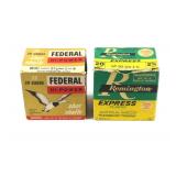 (2) Vintage Boxes of 20ga. Shotshells (72 rounds)