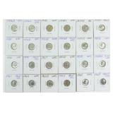 24 Silver roosevelt Dimes