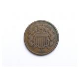 1865 Two Cent Piece