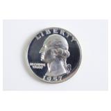 1957 Proof Whashington Quarter