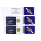 (5) Commemorative Half Dollars. 1986 & 2008