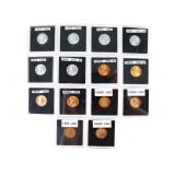 (14) Lincoln Wheat & Memorial Cents