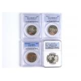 (4) Commemorative Proof Half Dollars