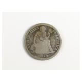 1877-CC Seated Liberty Dime